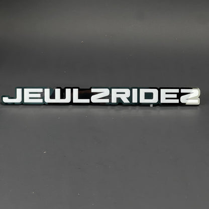1PC JEWLZRIDEZ 3D Acrylic Badge - Car Truck Emblem Fender Tailgate Trunk Sticker