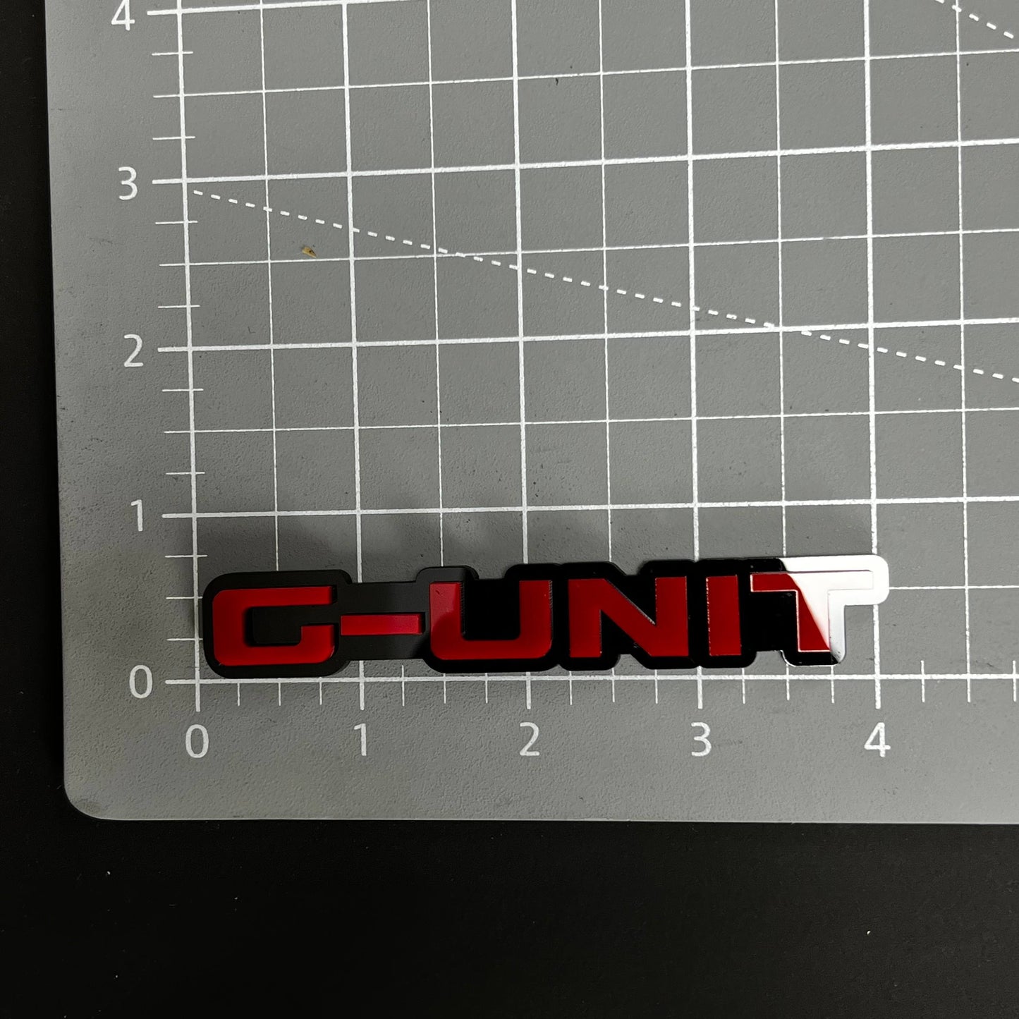 1PC G-UNIT 3D Acrylic Badge - Car Truck Emblem Fender Tailgate Trunk Sticker