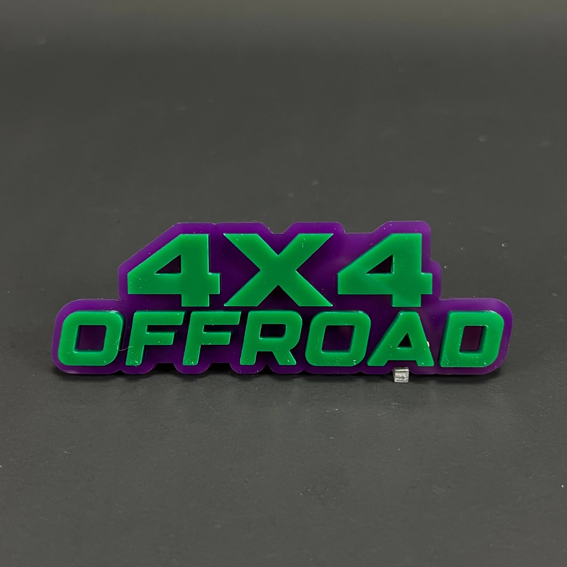 1PC 4X4 OFFROAD 3D Acrylic Badge - Car Truck Emblem Fender Sticker