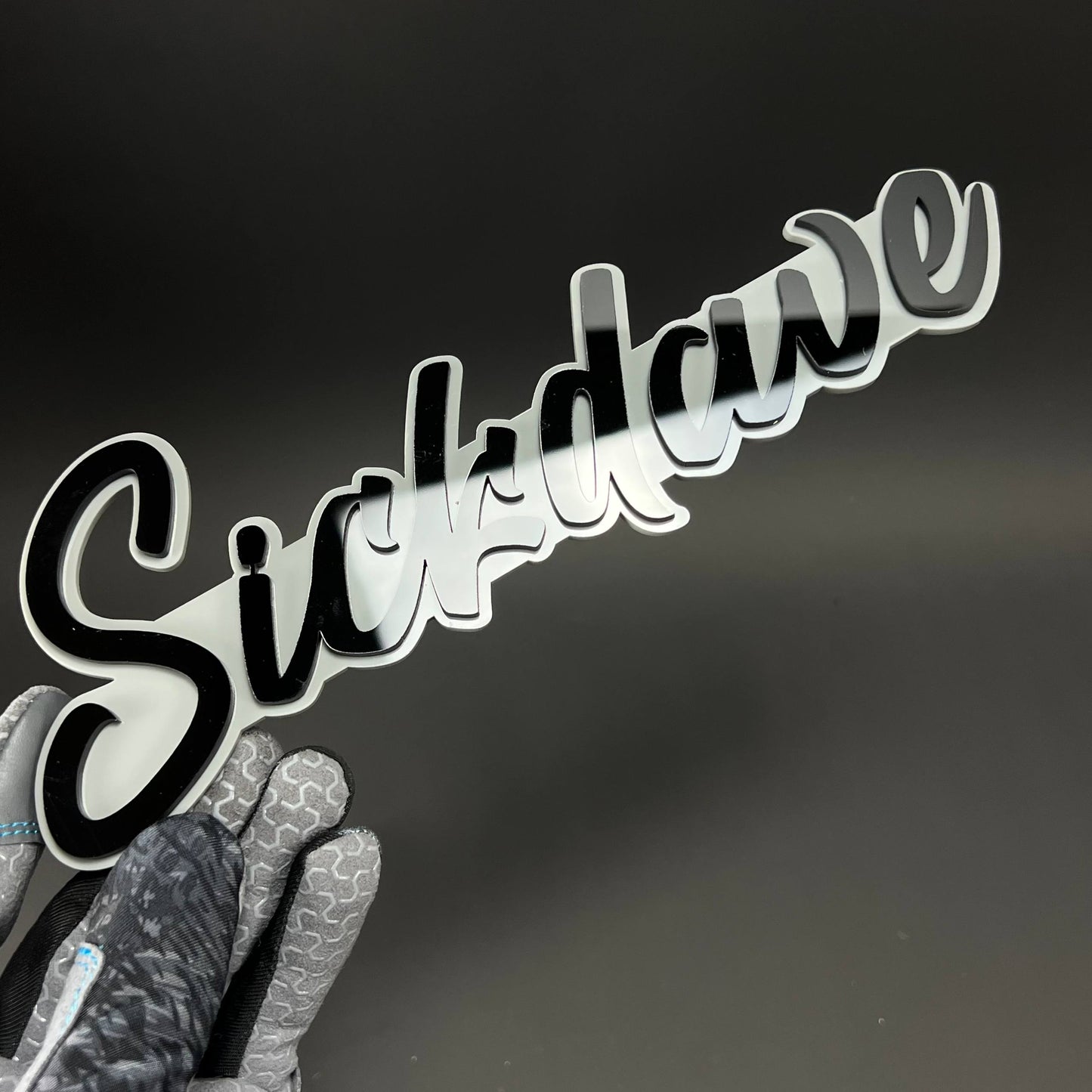 1PC Sickdave 3D Acrylic Badge - Car Truck Emblem Fender Tailgate Trunk Sticker