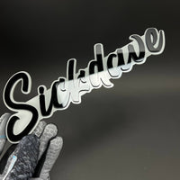 1PC Sickdave 3D Acrylic Badge - Car Truck Emblem Fender Tailgate Trunk Sticker