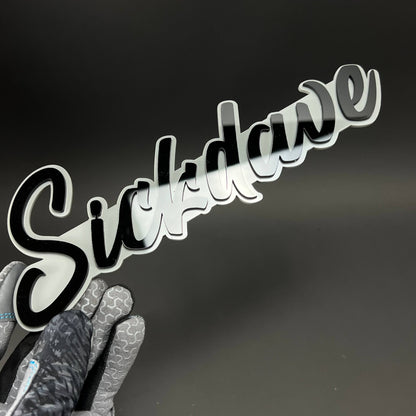 1PC Sickdave 3D Acrylic Badge - Car Truck Emblem Fender Tailgate Trunk Sticker