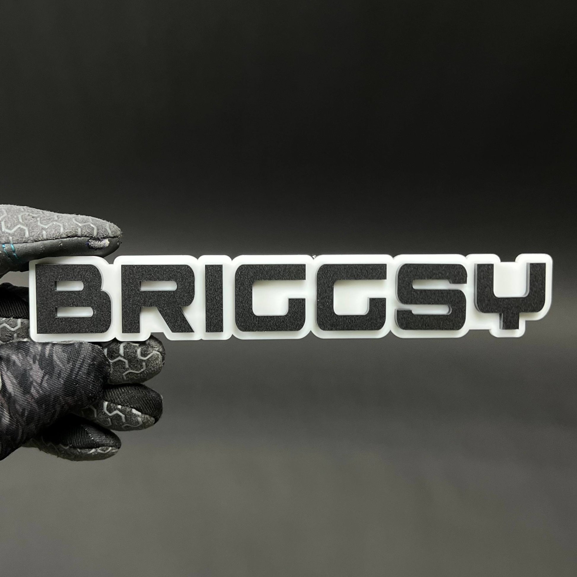 1PC BRIGGSY 3D Acrylic Badge - Car Truck Emblem Fender Tailgate Trunk Sticker