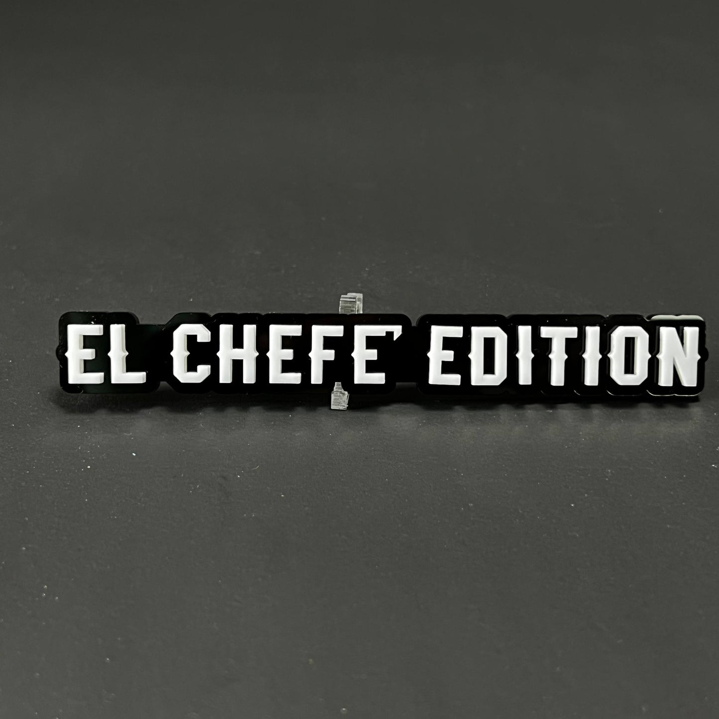 1PC EL CHEFE EDITION 3D Acrylic Badge - Car Truck Emblem Fender Sticker