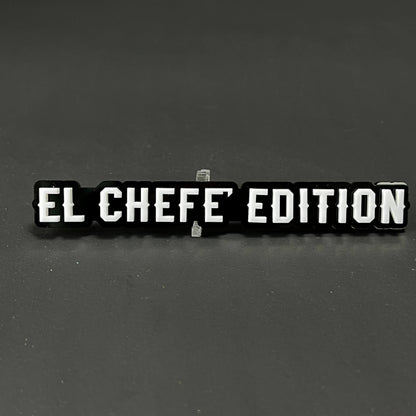 1PC EL CHEFE EDITION 3D Acrylic Badge - Car Truck Emblem Fender Sticker