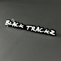 1PC BLACK TRACKZ 3D Acrylic Badge - Car Truck Emblem Fender Sticker