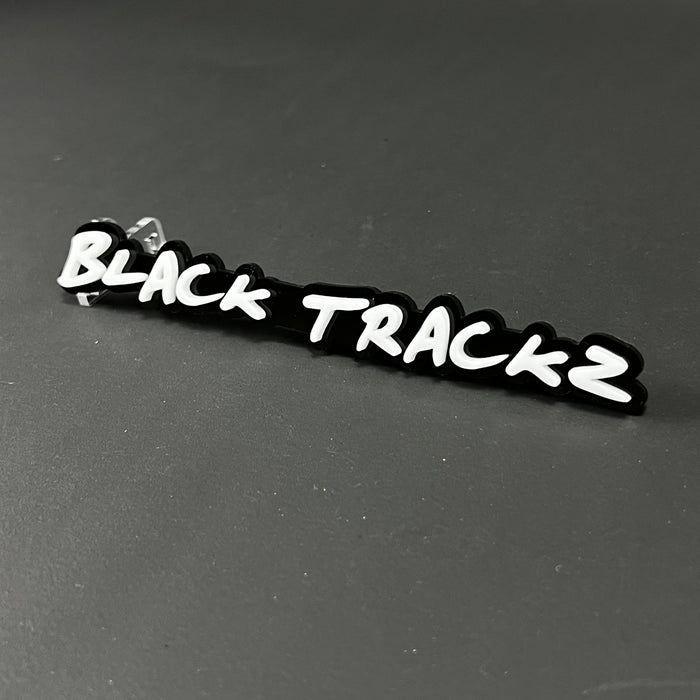1PC BLACK TRACKZ 3D Acrylic Badge - Car Truck Emblem Fender Sticker