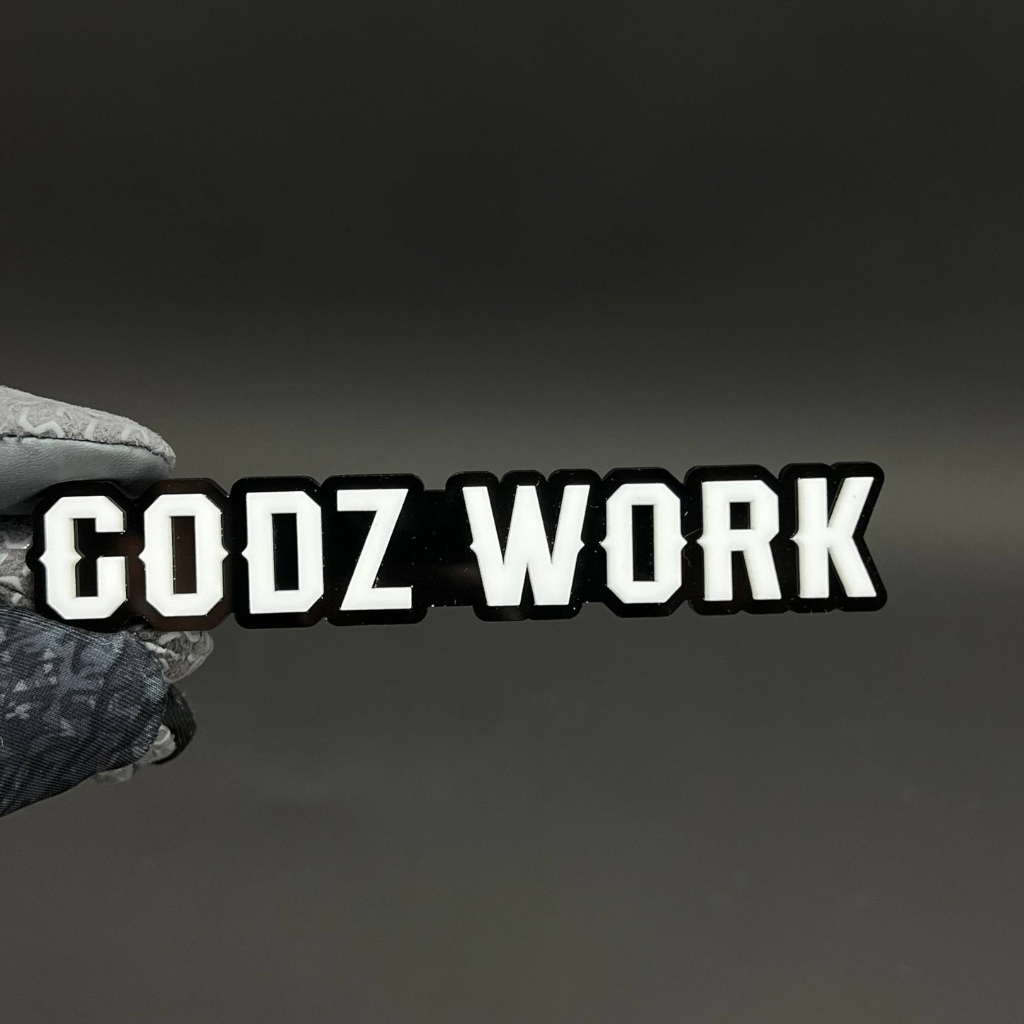 1PC CODZ WORK 3D Acrylic Badge - Car Truck Emblem Fender Tailgate Trunk Sticker