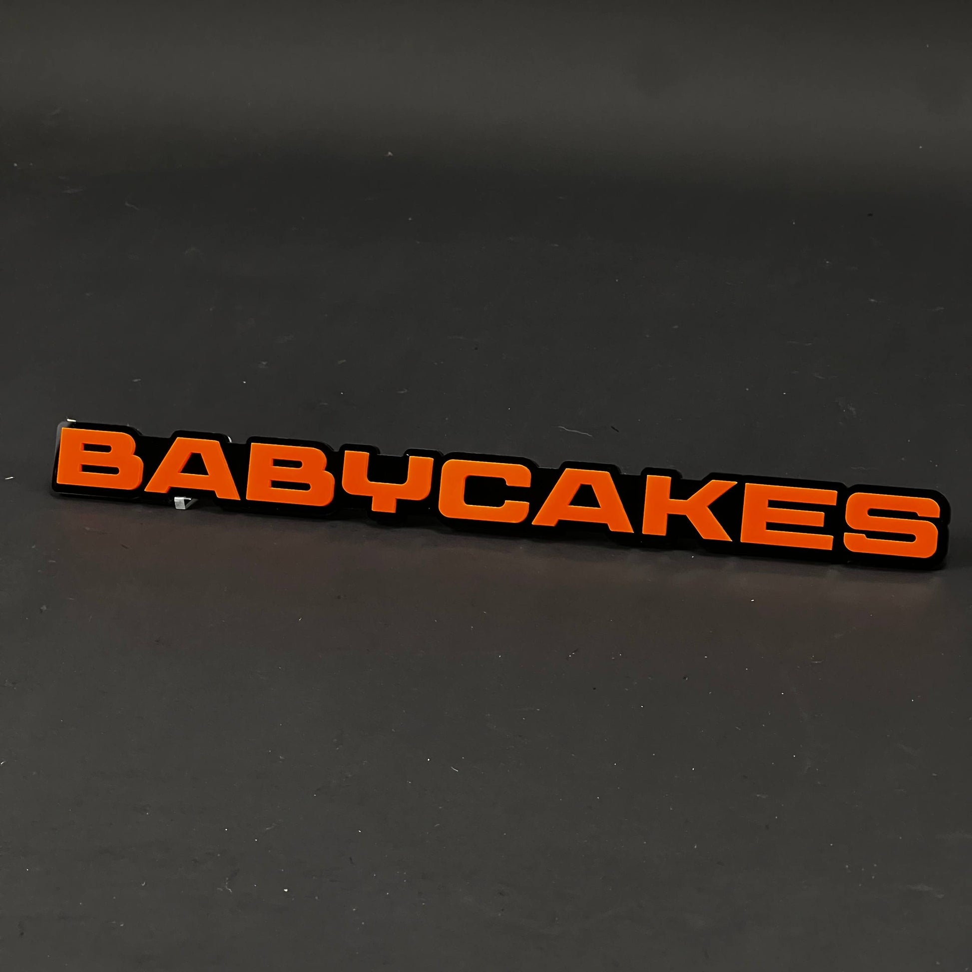 1PC BABYCAKES 3D Acrylic Badge - Car Truck Emblem Fender Tailgate Trunk Sticker