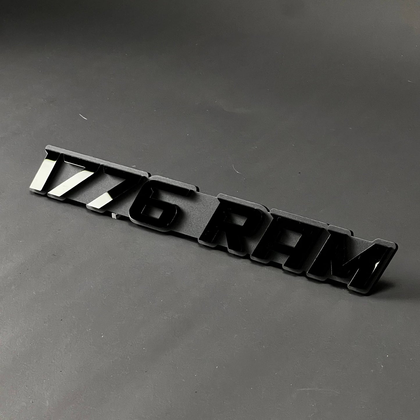 1PC 1776 RAM 3D Acrylic Badge - Car Truck Emblem Fender Tailgate Trunk Sticker