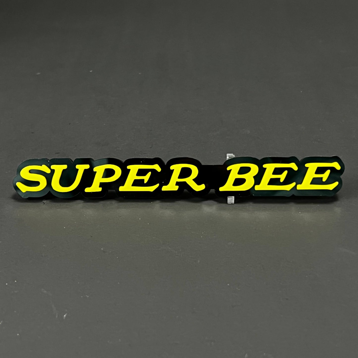 1PC SUPER BEE 3D Acrylic Badge - Car Truck Emblem Fender Tailgate Trunk Sticker