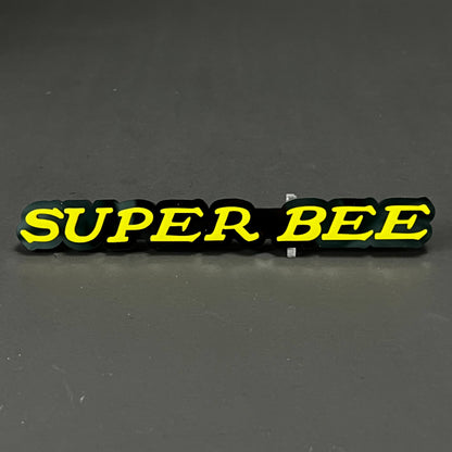 1PC SUPER BEE 3D Acrylic Badge - Car Truck Emblem Fender Tailgate Trunk Sticker