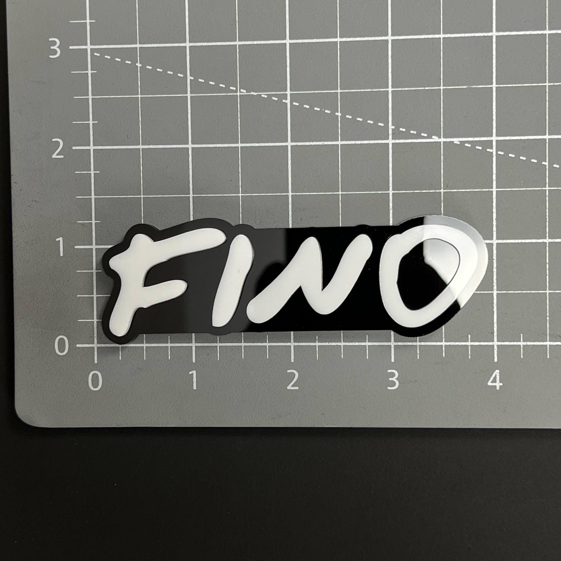 1PC FINO 3D Acrylic Badge - Car Truck Emblem Fender Tailgate Trunk Sticker