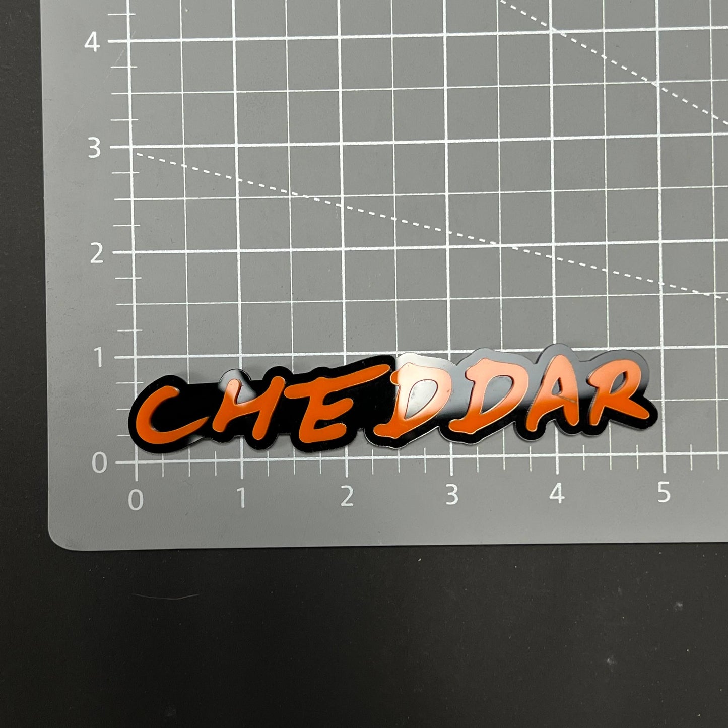 1PC CHEDDAR 3D Acrylic Badge - Car Truck Emblem Fender Tailgate Trunk Sticker