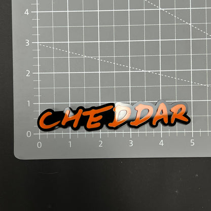 1PC CHEDDAR 3D Acrylic Badge - Car Truck Emblem Fender Tailgate Trunk Sticker