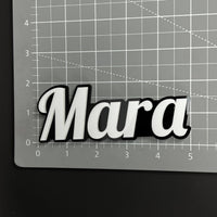 1PC Mara 3D Acrylic Badge - Car Truck Emblem Fender Tailgate Trunk Sticker