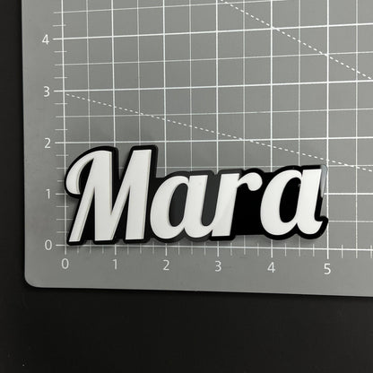 1PC Mara 3D Acrylic Badge - Car Truck Emblem Fender Tailgate Trunk Sticker