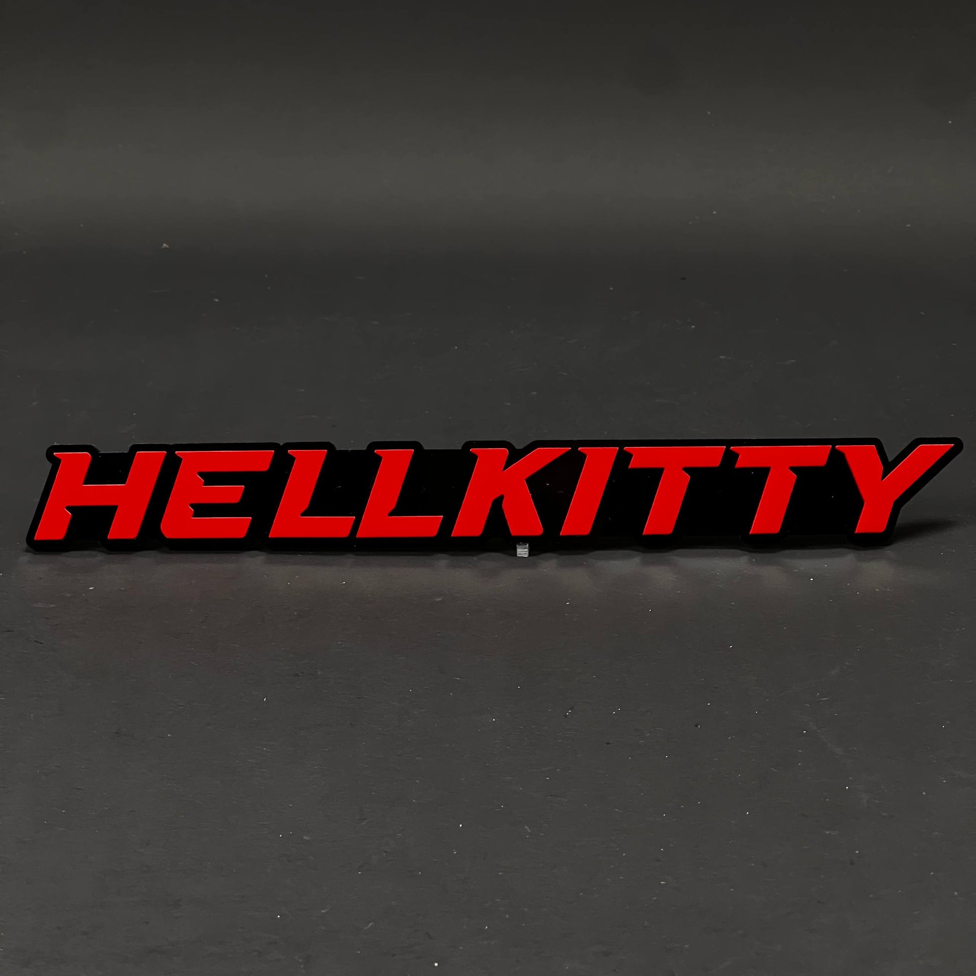 1PC HELLKITTY 3D Acrylic Badge - Car Truck Emblem Fender Tailgate Trunk Sticker