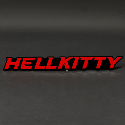 1PC HELLKITTY 3D Acrylic Badge - Car Truck Emblem Fender Tailgate Trunk Sticker