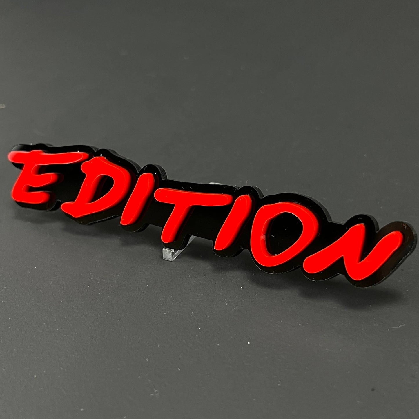 1PC EDITION 3D Acrylic Badge - Car Truck Emblem Fender Tailgate Trunk Sticker