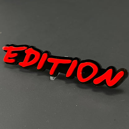 1PC EDITION 3D Acrylic Badge - Car Truck Emblem Fender Tailgate Trunk Sticker