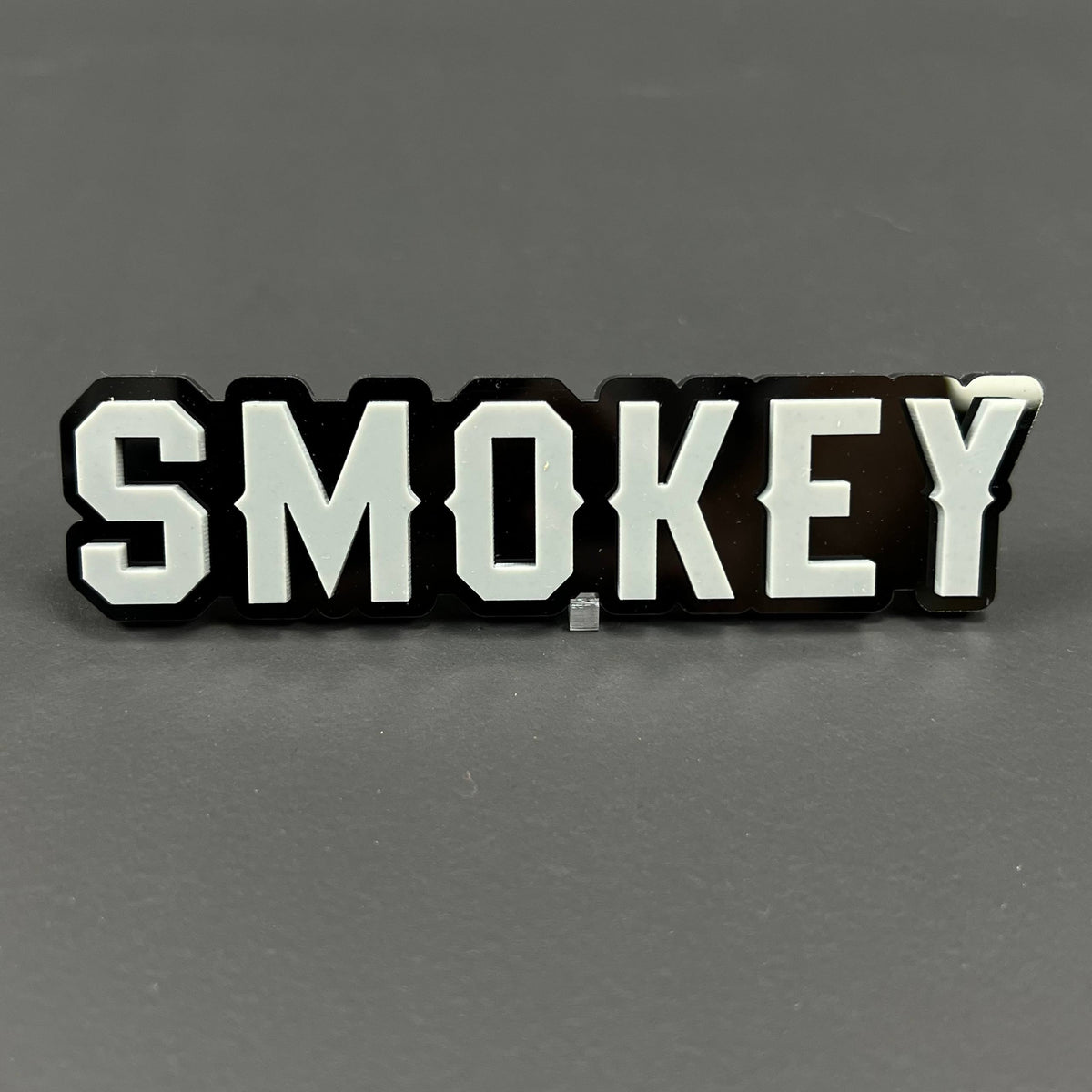 1PC SMOKEY 3D Acrylic Badge - Car Truck Emblem Fender Tailgate Trunk Sticker