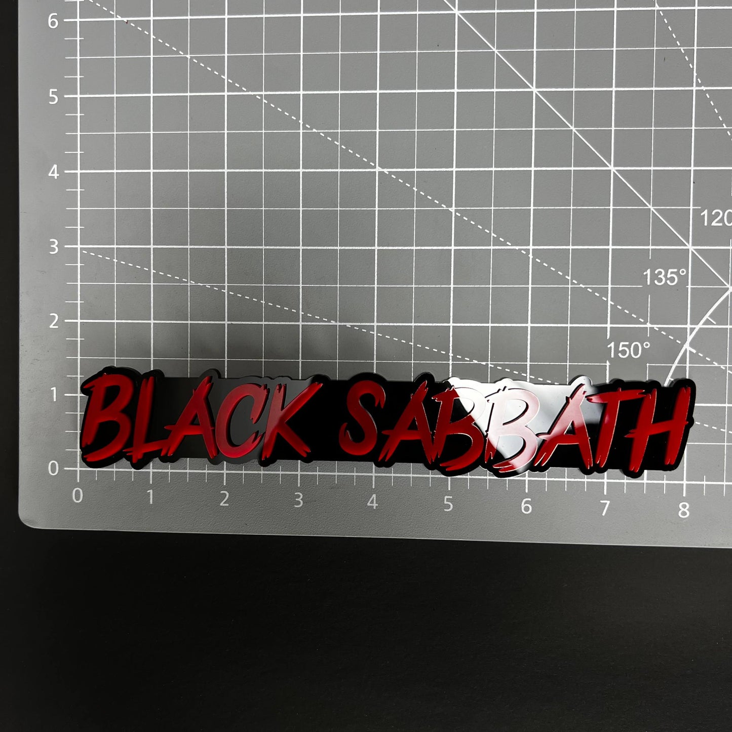 1PC BLACK SABBATH 3D Acrylic Badge - Car Truck Emblem Fender Sticker