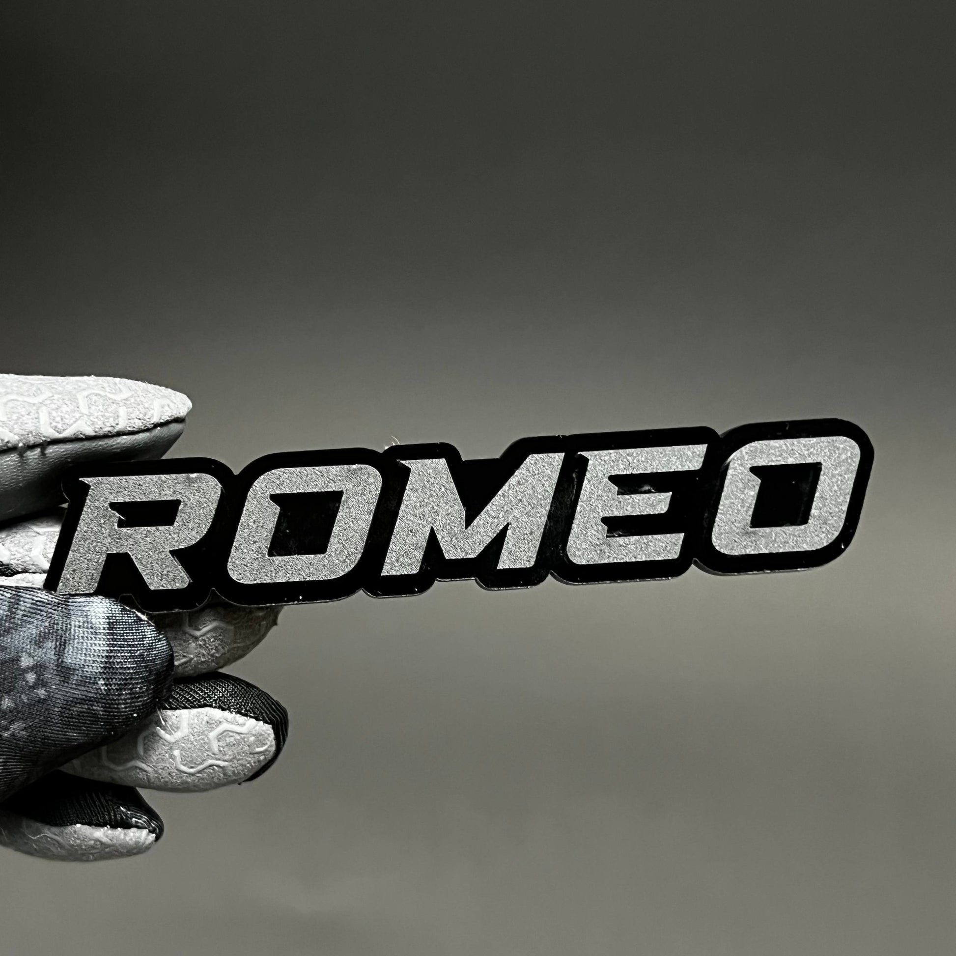 1PC ROMEO 3D Acrylic Badge - Car Truck Emblem Fender Tailgate Trunk Sticker