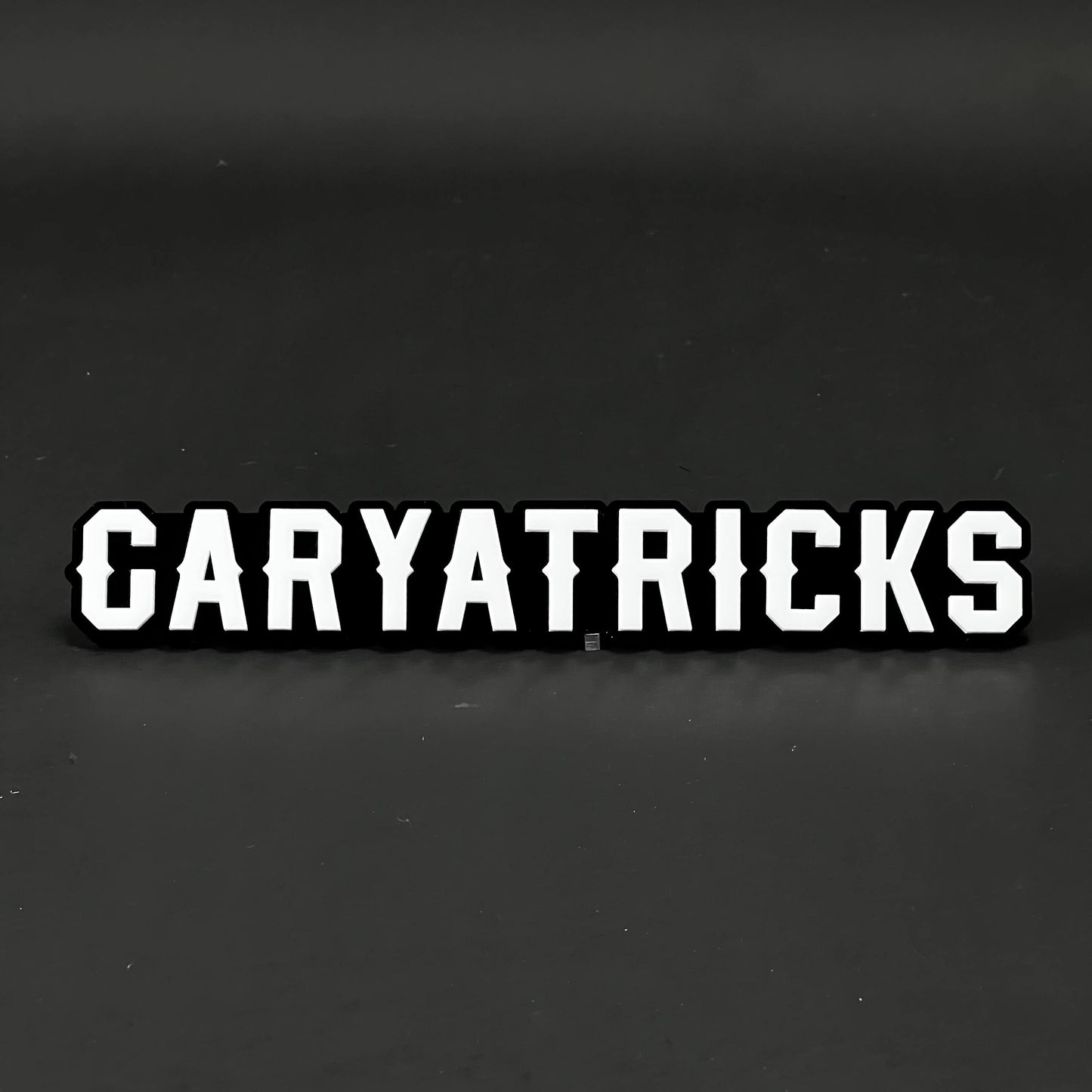 1PC GARYATRICKS 3D Acrylic Badge - Car Truck Emblem Fender Sticker