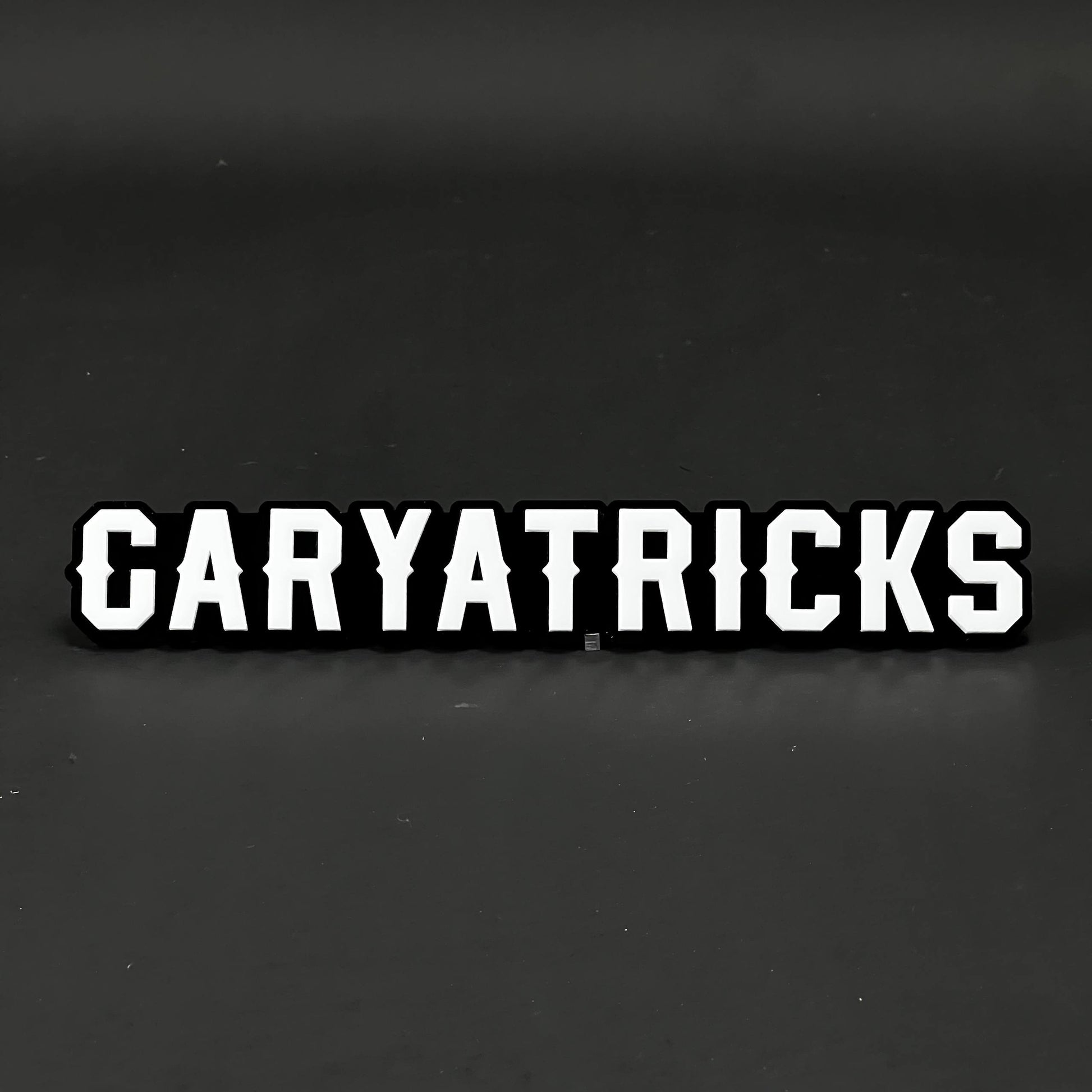 1PC GARYATRICKS 3D Acrylic Badge - Car Truck Emblem Fender Sticker