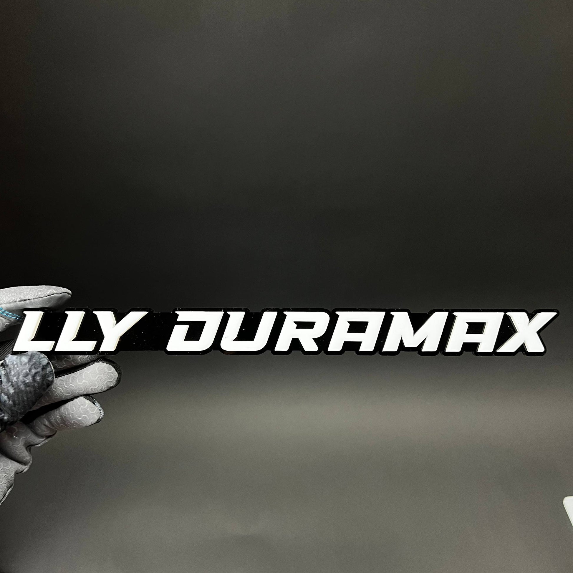 1PC LLY DURAMAX 3D Acrylic Badge - Car Truck Emblem Fender Sticker