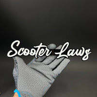 1PC Scooter Laws 3D Acrylic Badge - Car Truck Emblem Fender Sticker