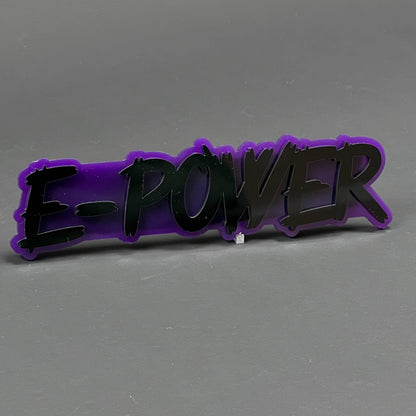 1PC E-POWER 3D Acrylic Badge - Car Truck Emblem Fender Tailgate Trunk Sticker