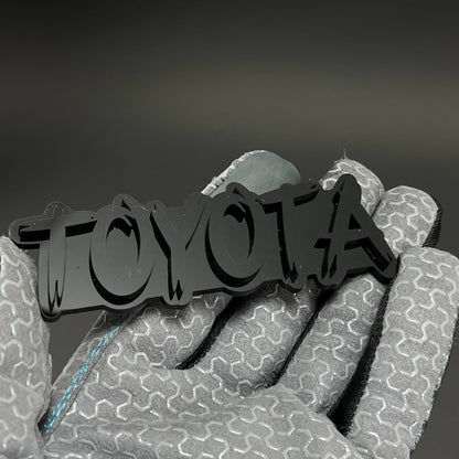 1PC TOYOTA 3D Acrylic Badge - Car Truck Emblem Fender Tailgate Trunk Sticker