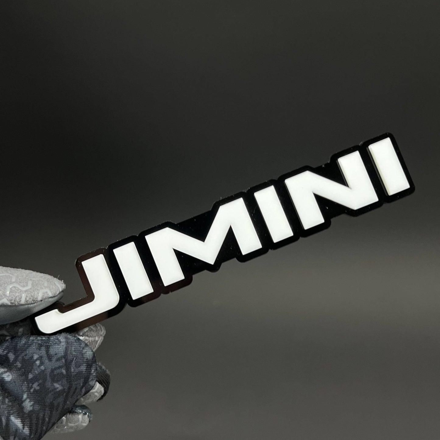 1PC JIMINI 3D Acrylic Badge - Car Truck Emblem Fender Tailgate Trunk Sticker