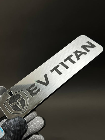 1PC EV TITAN 3D Acrylic Badge - Car Truck Emblem Fender Tailgate Trunk Sticker
