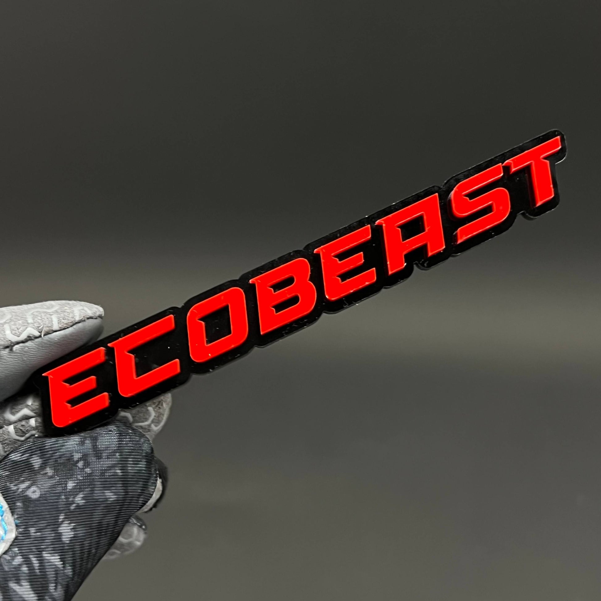 1PC ECOBEAST 3D Acrylic Badge - Car Truck Emblem Fender Tailgate Trunk Sticker