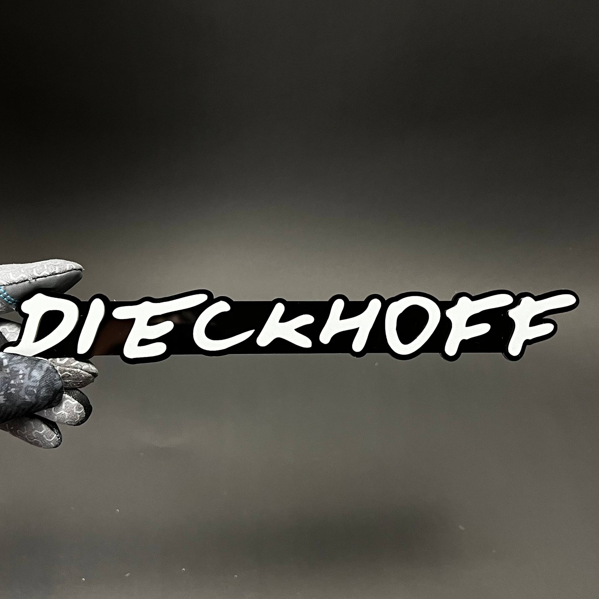 1PC DIECKHOFF 3D Acrylic Badge - Car Truck Emblem Fender Tailgate Trunk Sticker