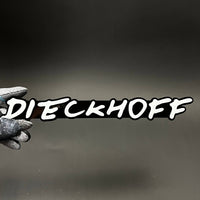 1PC DIECKHOFF 3D Acrylic Badge - Car Truck Emblem Fender Tailgate Trunk Sticker