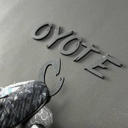 1PC COYOTE 3D Acrylic Badge - Car Truck Emblem Fender Tailgate Trunk Sticker