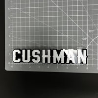 1PC CUSHMAN 3D Acrylic Badge - Car Truck Emblem Fender Tailgate Trunk Sticker