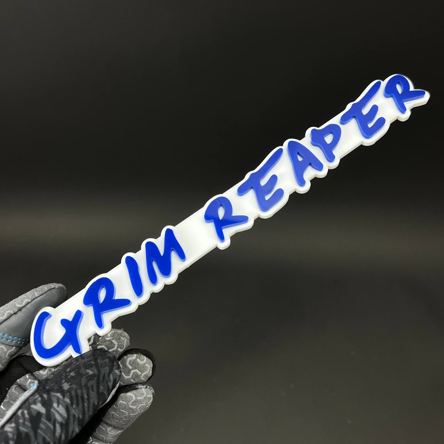 1PC GRIM REAPER 3D Acrylic Badge - Car Truck Emblem Fender Sticker