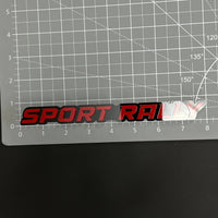1PC SPORT RALLY 3D Acrylic Badge - Car Truck Emblem Fender Sticker
