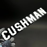 1PC CUSHMAN 3D Acrylic Badge - Car Truck Emblem Fender Tailgate Trunk Sticker