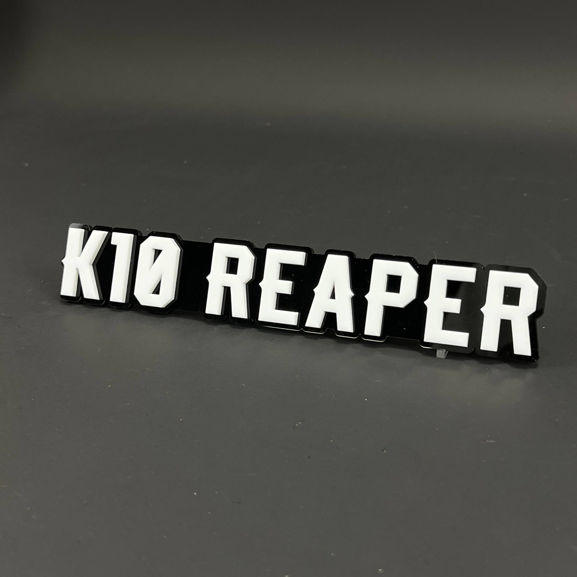 1PC K10 REAPER 3D Acrylic Badge - Car Truck Emblem Fender Tailgate Trunk Sticker