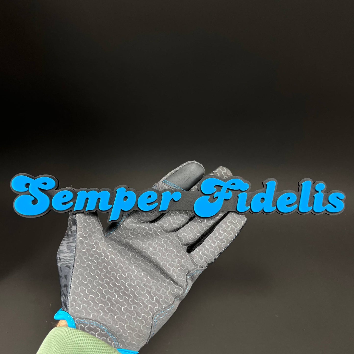 1PC Semper Fidelis 3D Acrylic Badge - Car Truck Emblem Fender Sticker