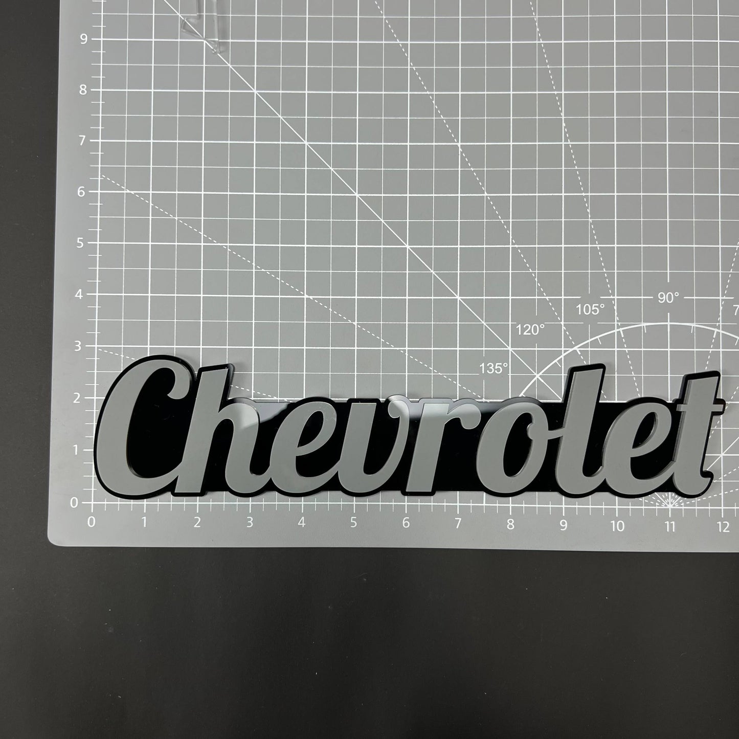 1PC Chevrolet 3D Acrylic Badge - Car Truck Emblem Fender Tailgate Trunk Sticker