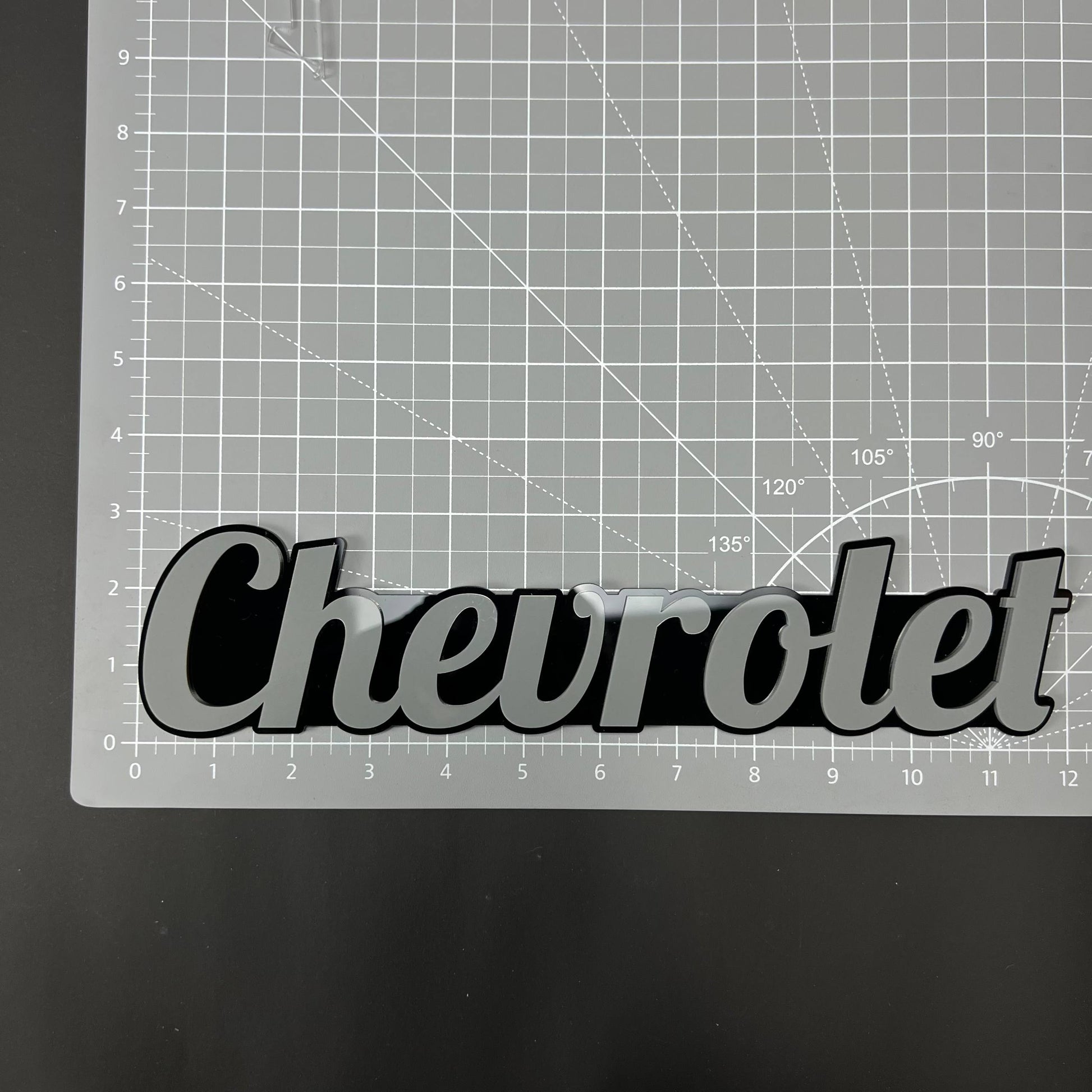 1PC Chevrolet 3D Acrylic Badge - Car Truck Emblem Fender Tailgate Trunk Sticker