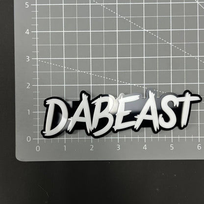 1PC DABEAST 3D Acrylic Badge - Car Truck Emblem Fender Tailgate Trunk Sticker