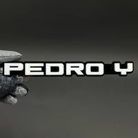 1PC PEDRO Y 3D Acrylic Badge - Car Truck Emblem Fender Tailgate Trunk Sticker